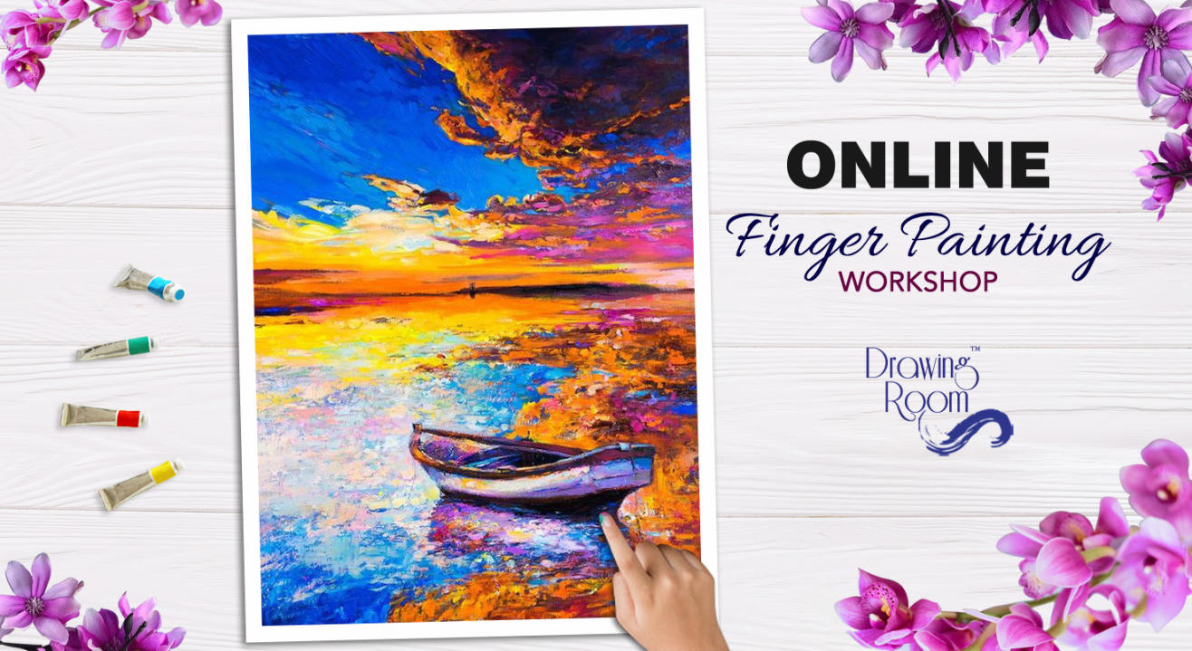 Online Finger Painting Workshop by Drawing Room