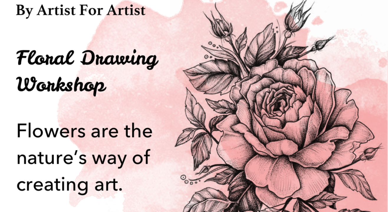 Floral Drawing Online Workshop with BAFA