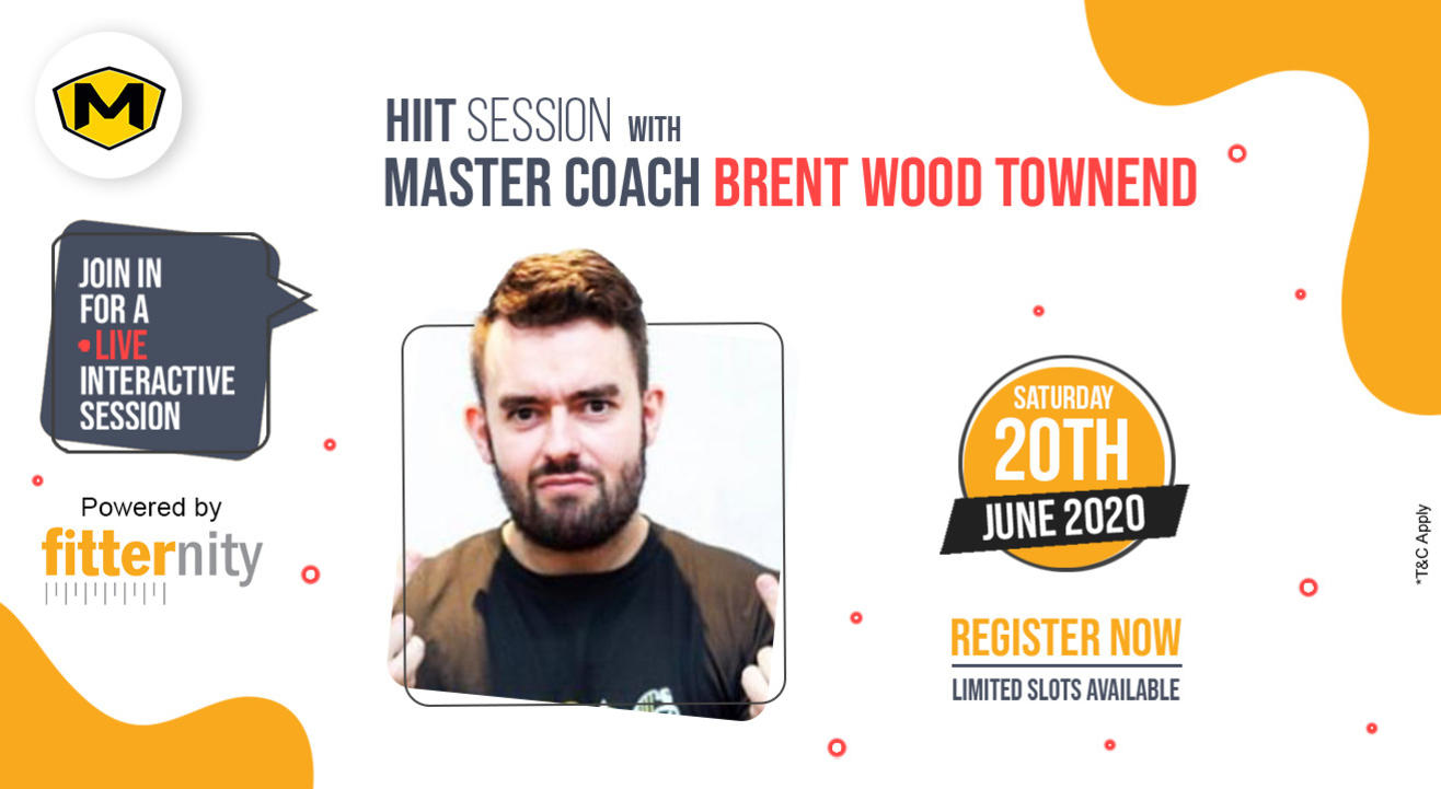 HIIT with Master Coach Brent Wood Townend Powered by Fitternity