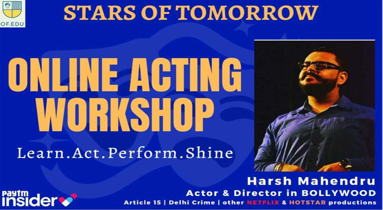 Learn Acting & Public Speaking with Harsh Mahendru