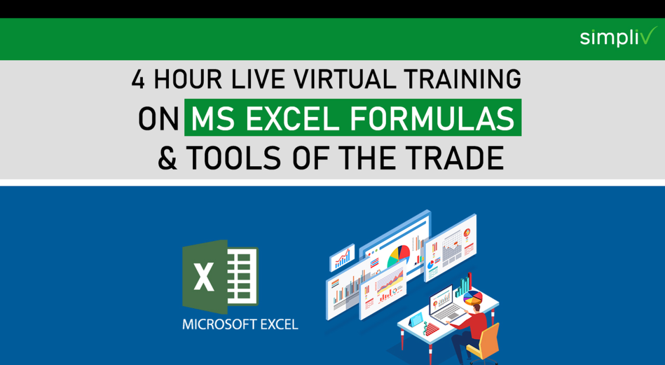 4 Hour Live Virtual Training on MS Excel Formulas and Tools of the Trade