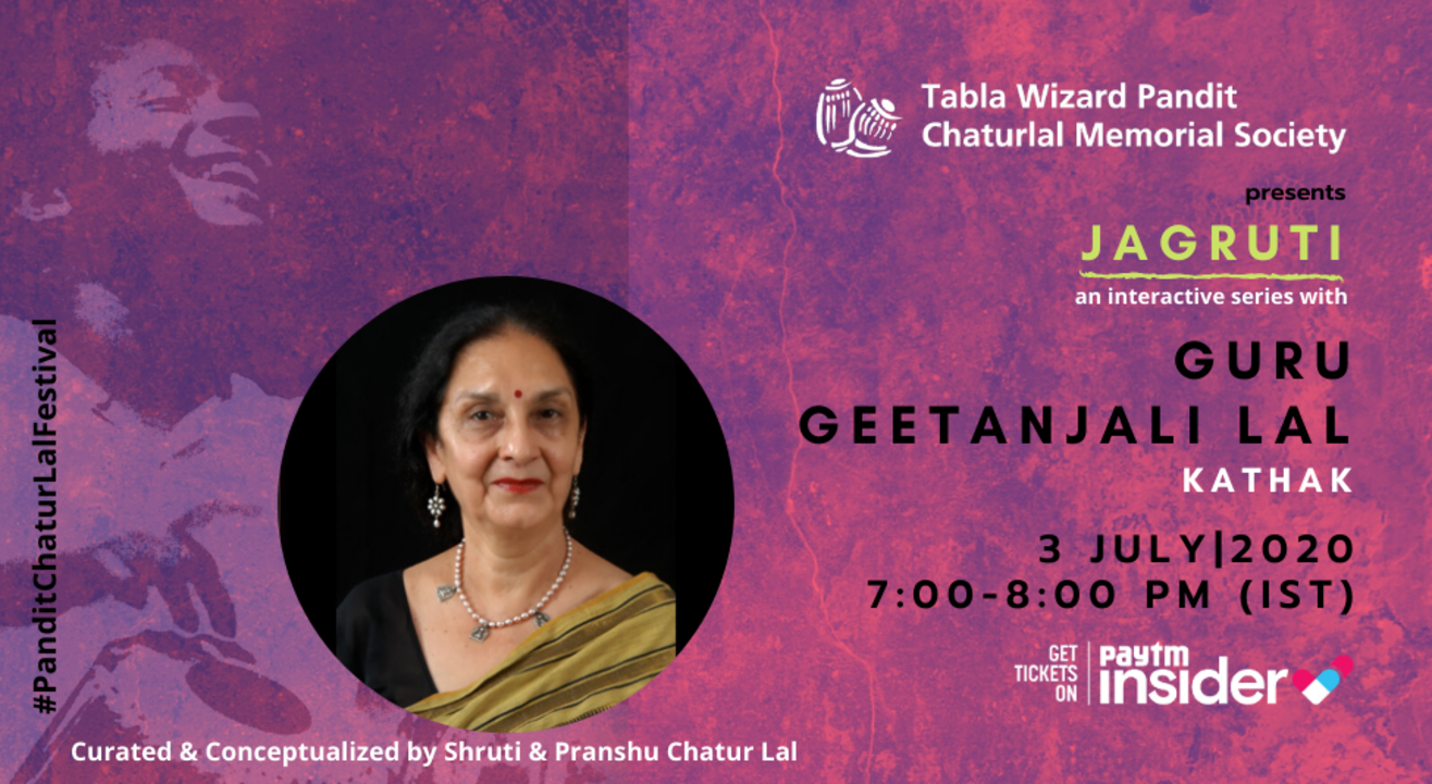 Jagruti - a concert series with Guru Geetanjali Lal