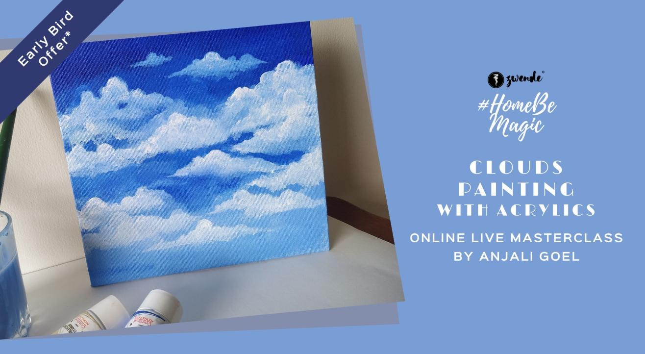 Clouds Painting Online Live Masrweclass