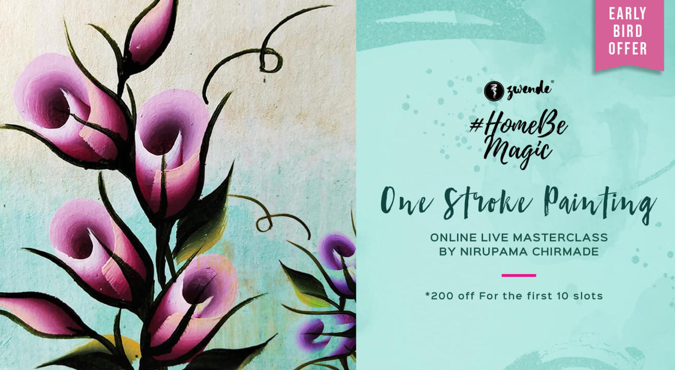 One Stroke Painting Online Live Masterclass