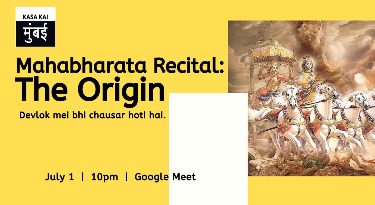 Mahabharata Recital: The Origin At Google Meet