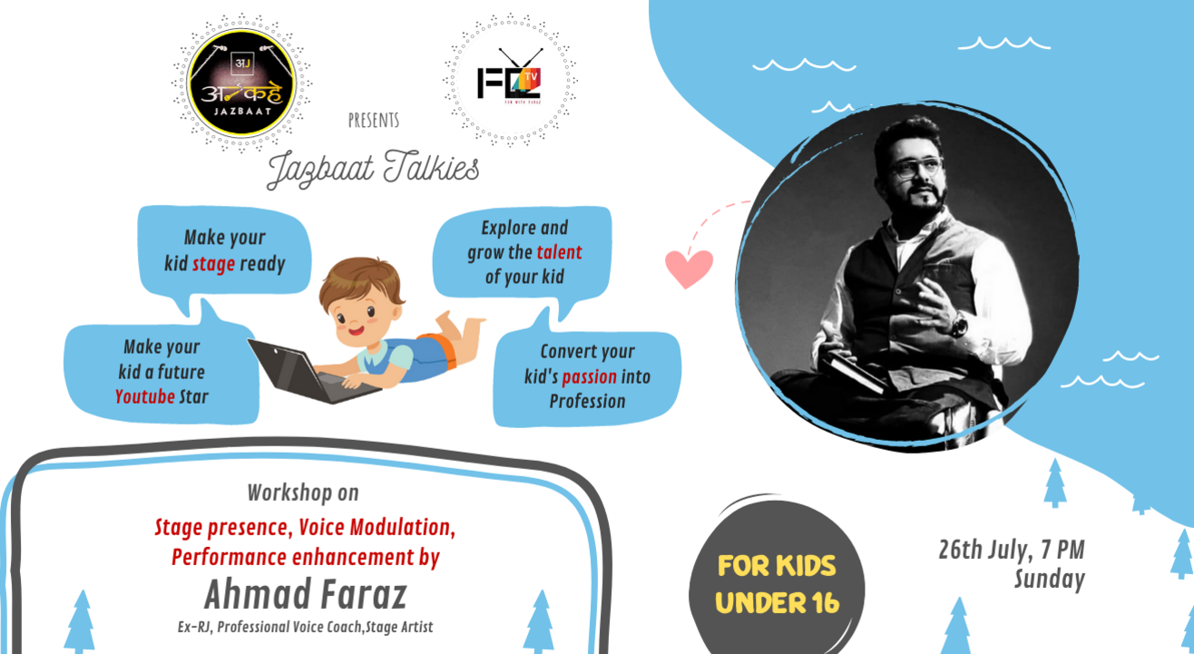 Workshop on Voice Modulation & Stage Performance with Ahmad Faraz