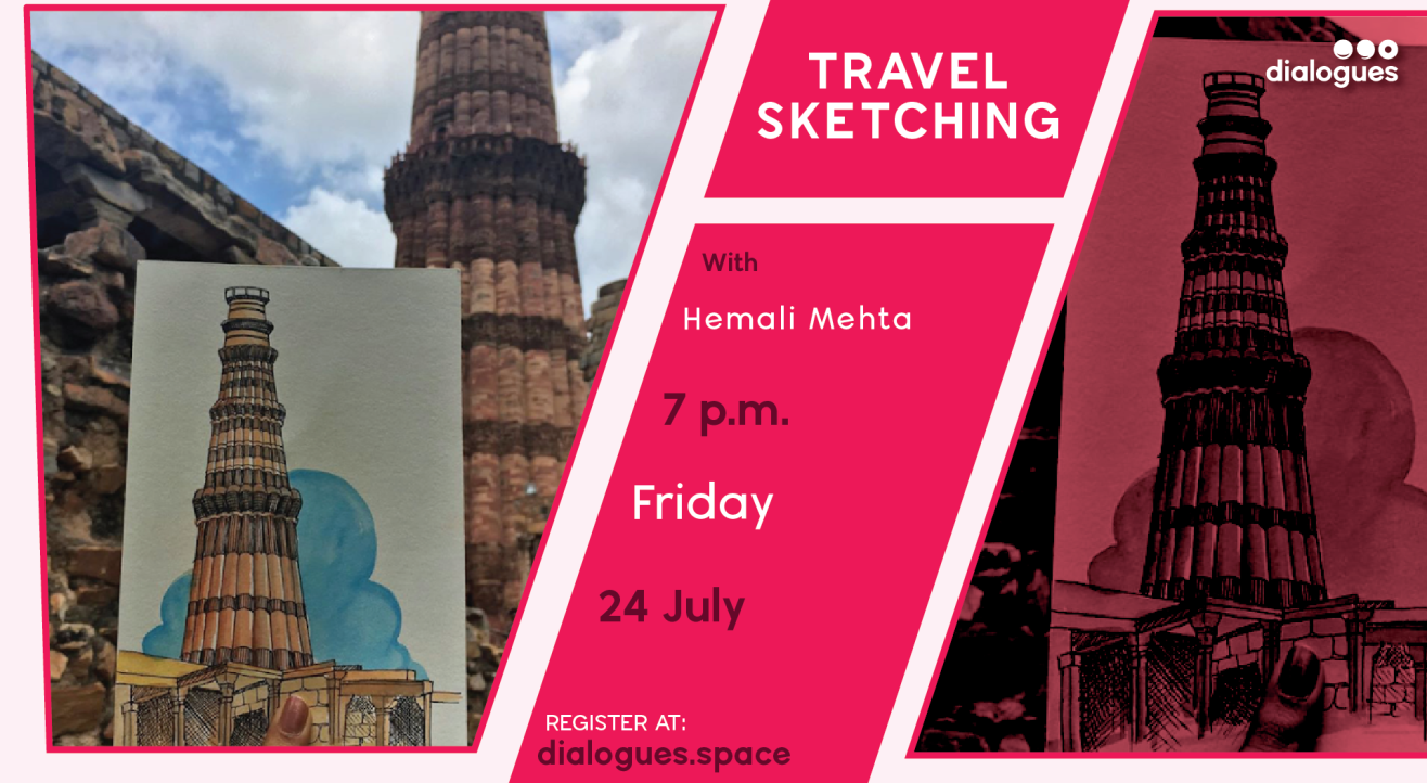 Travel sketching with Hemali Mehta