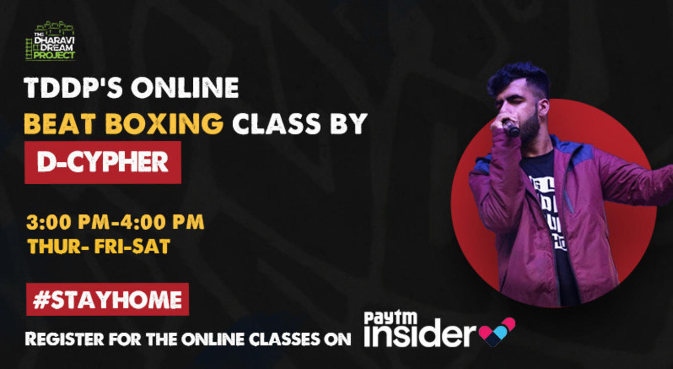#AfterSchoolOfHipHop's online Beat Boxing workshop with D-Cypher !