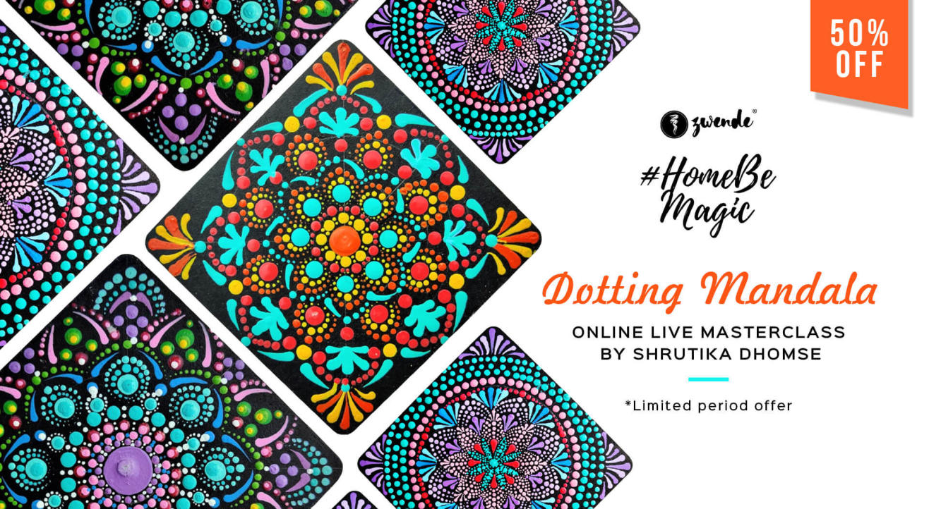 DOTTING MANDALAS ONLINE LIVE MASTERCLASS