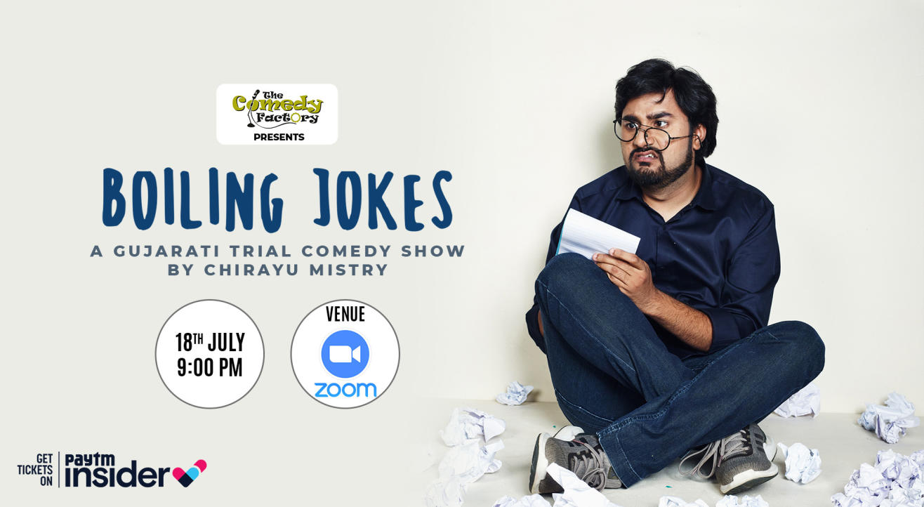 Boiling Jokes - A Gujarati Trial Comedy Show By Chirayu Mistry