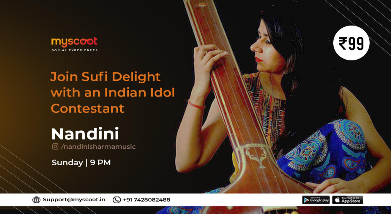 Join Sufi Delight with an Indian Idol Contestant - Nandini