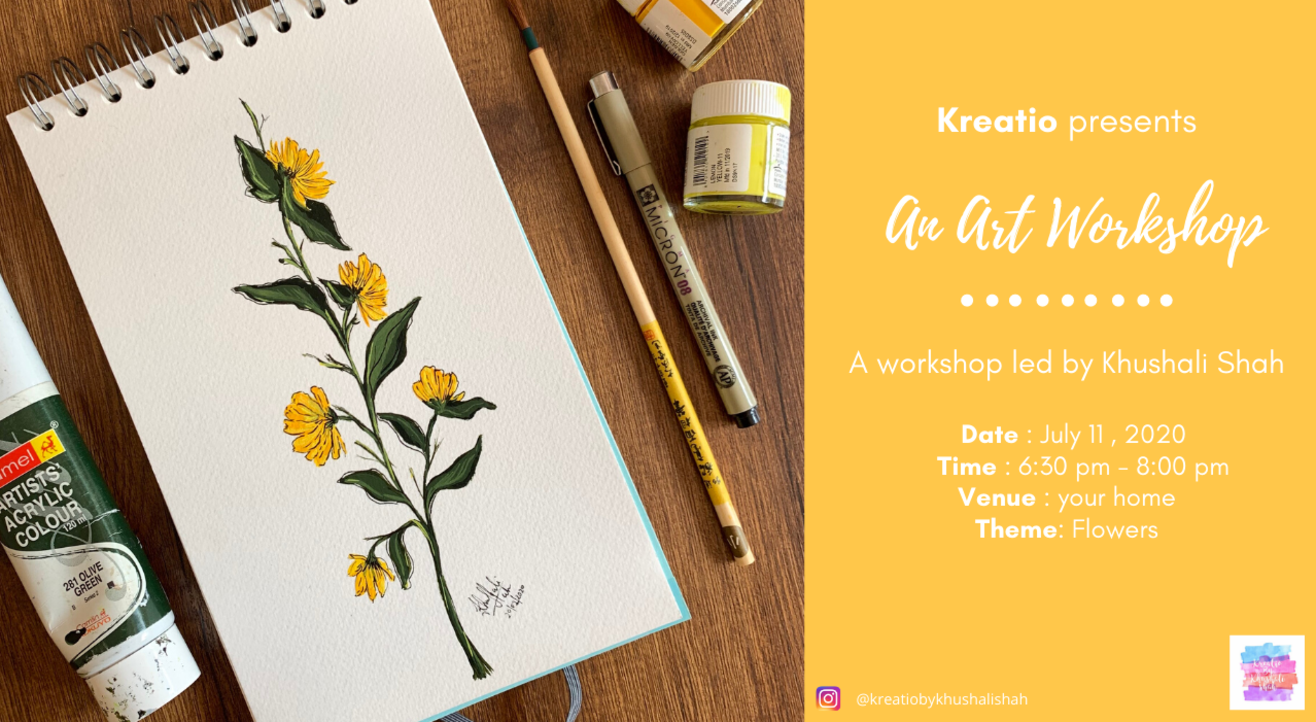 Art Workshop-Botanical flowers