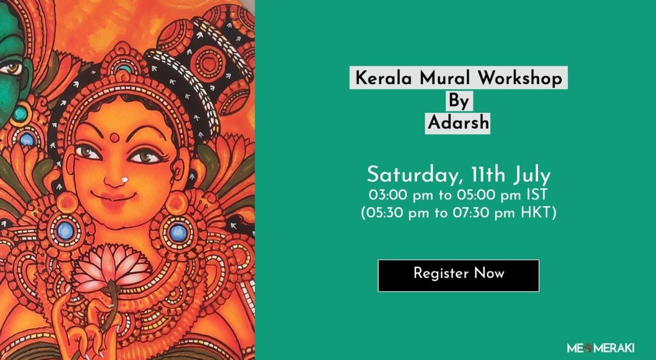 Kerala Mural Workshop With Adarsh