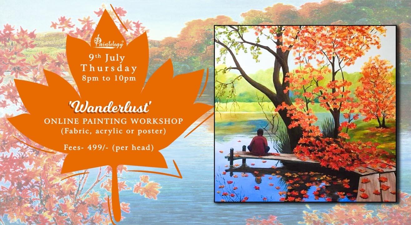 'Wanderlust’  Painting workshop by Paintology