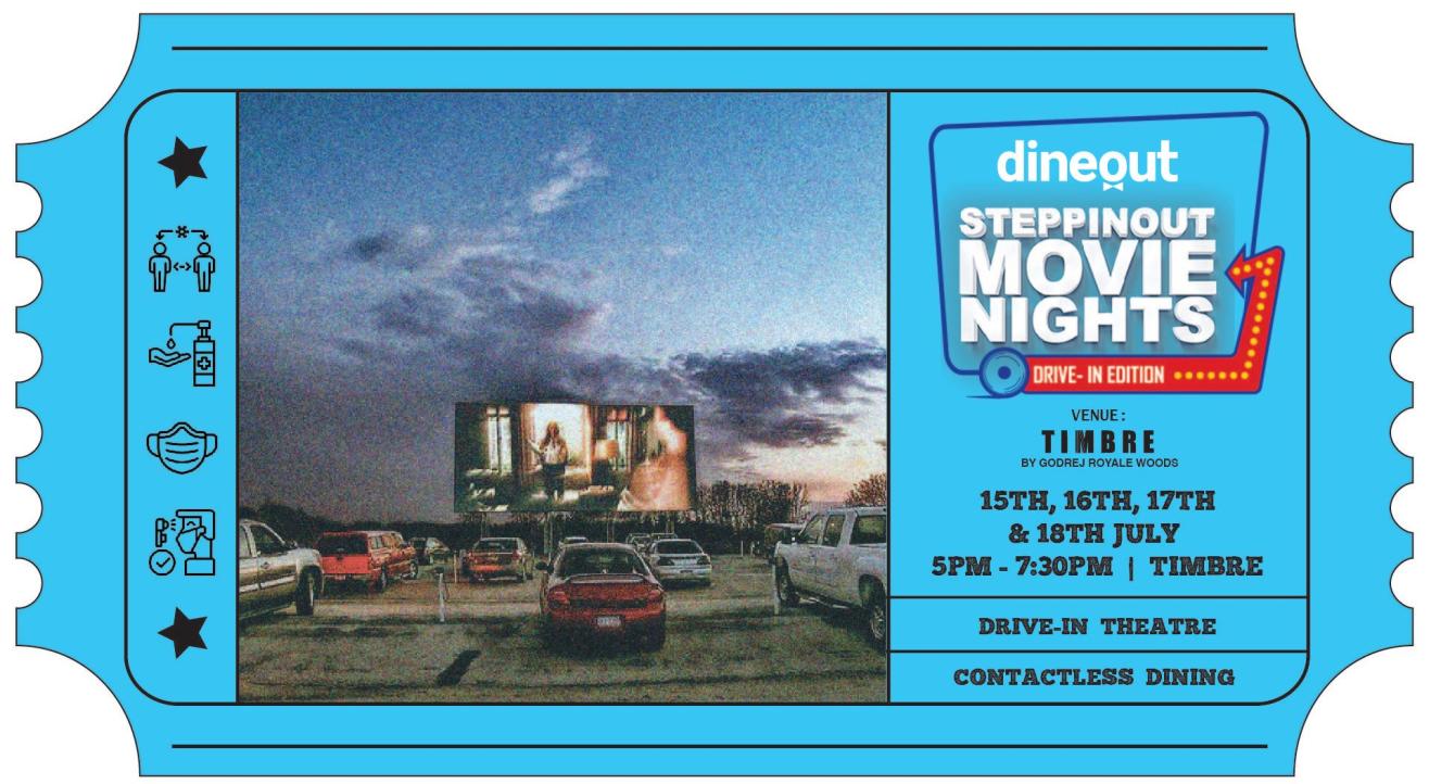 Dineout SteppinOut Movie Nights –  Drive In Edition