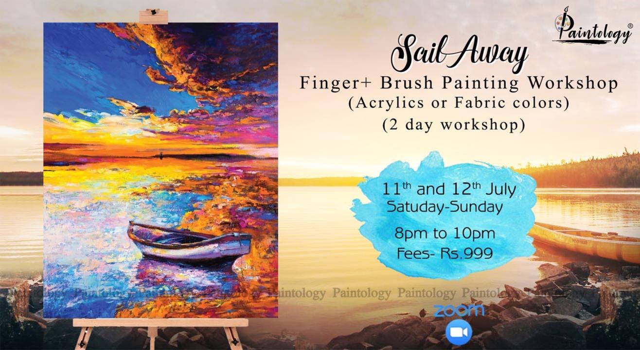  ‘Sail Away’ Finger painting workshop (2 day workshop)