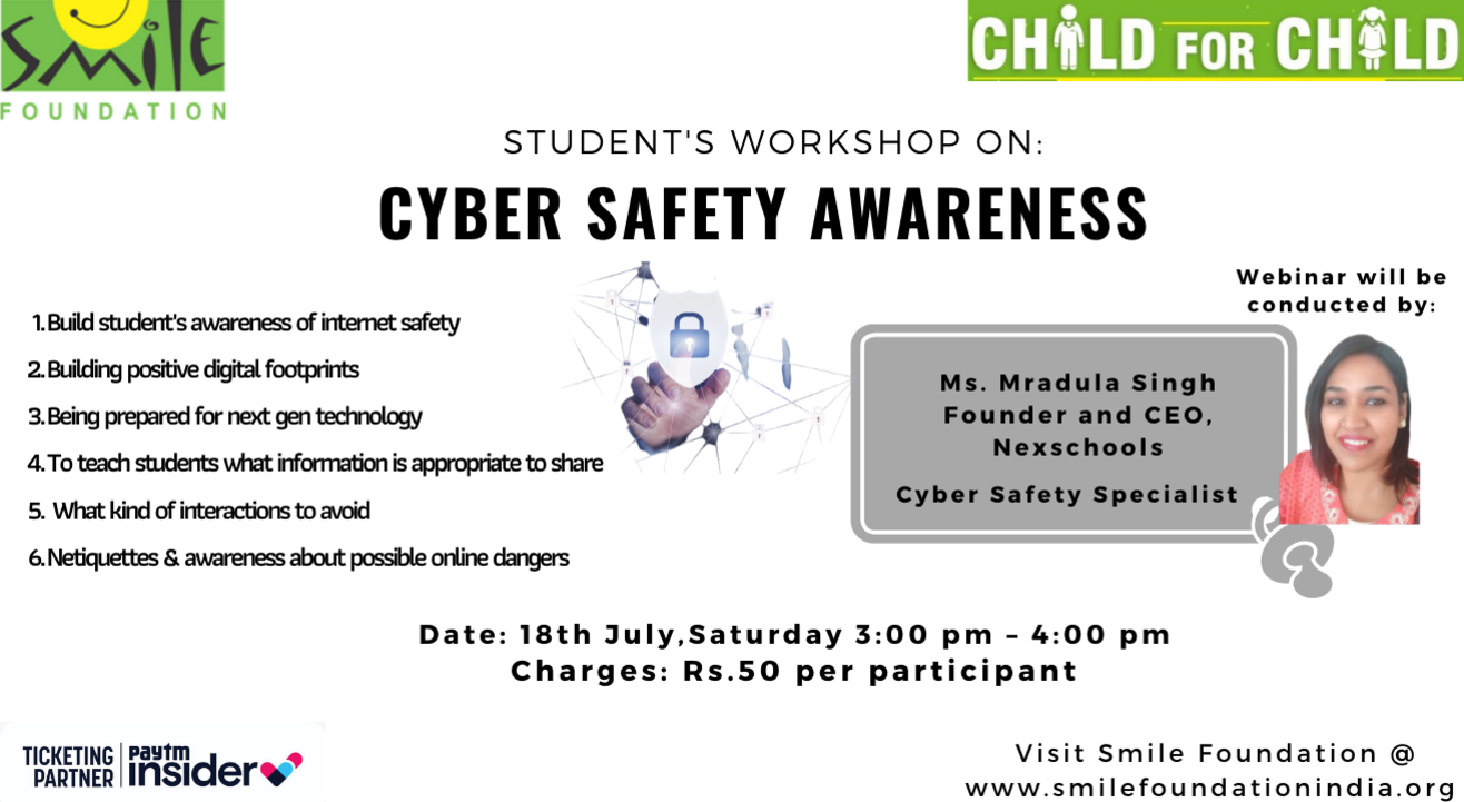 Child for Child Webinar for Students on Cyber Safety Awareness