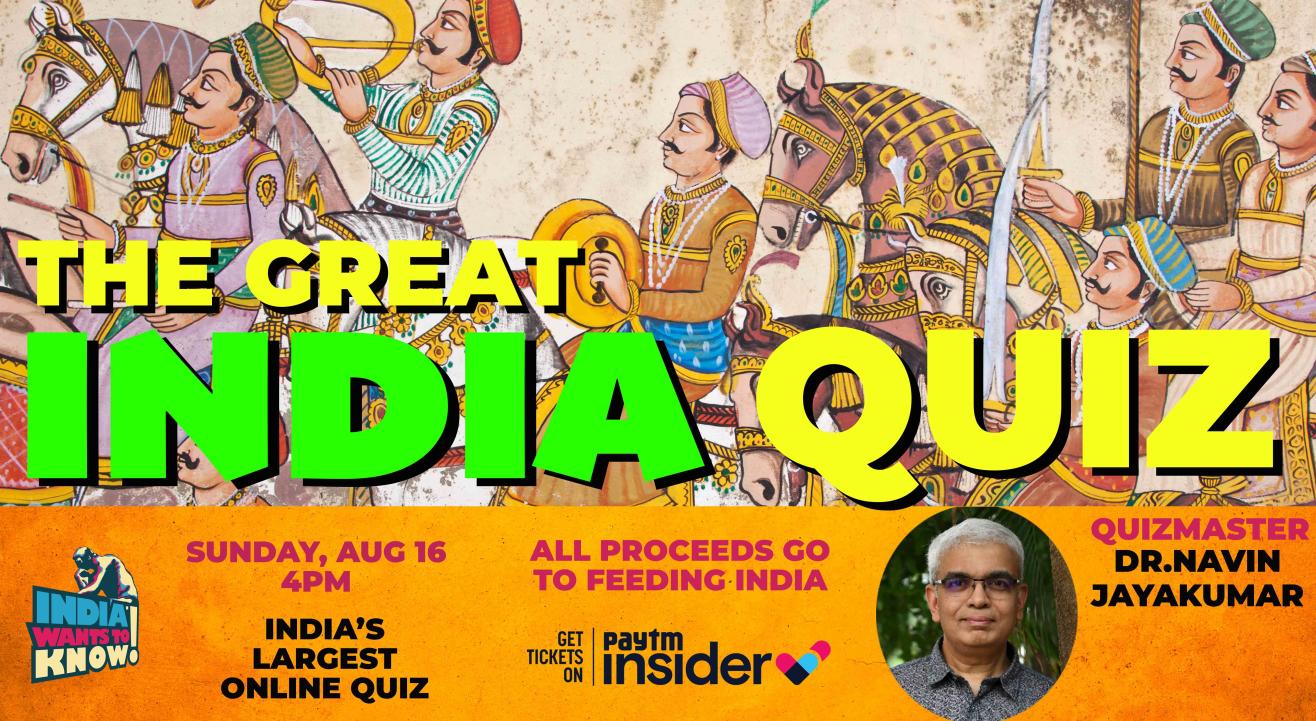 The Great India Quiz : India Wants To Know Quiz hosted by Dr.Navin