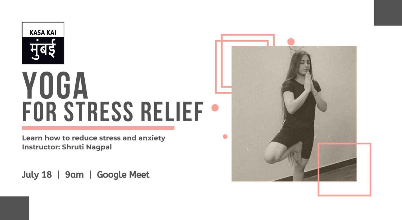 Yoga for stress relief At Google Meet