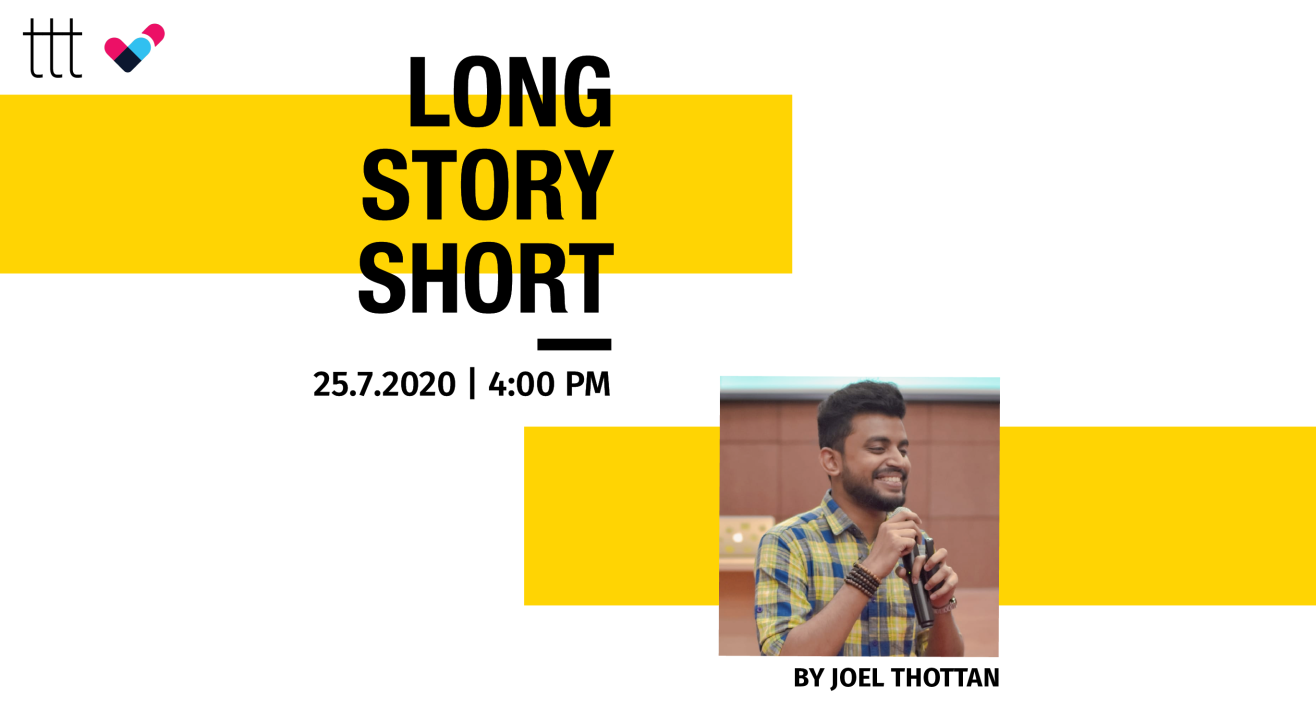 Short Story Writing Workshop by Joel Thottan | Terribly Tiny Tales