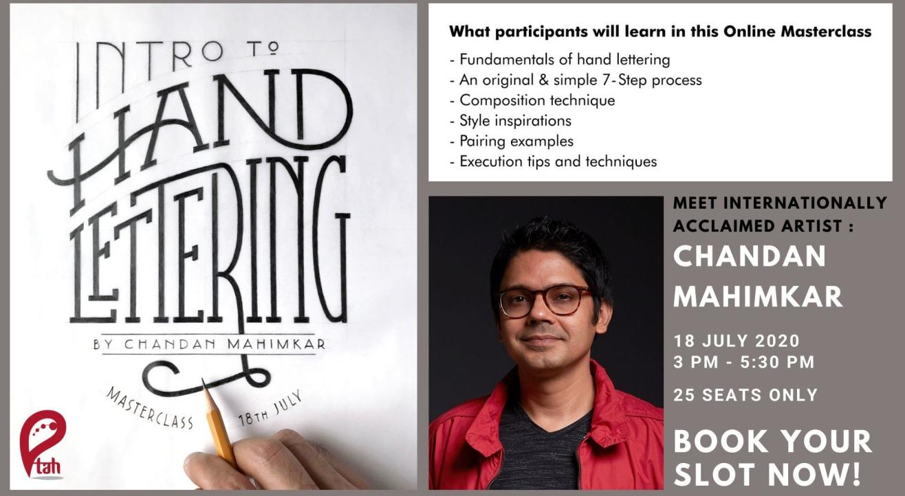 Intro to Hand Lettering: Online Masterclass by Chandan Mahimkar