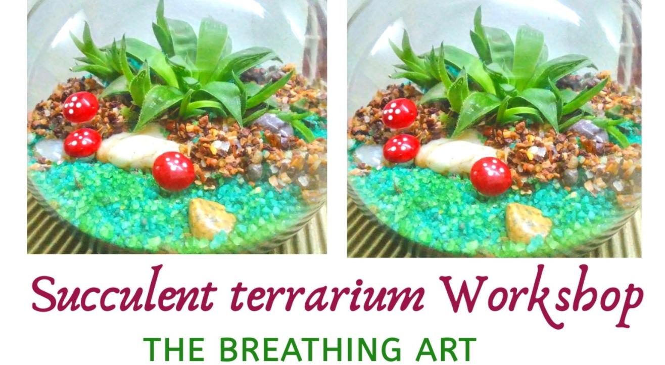 19th July Online Succulent Terrarium Workshop