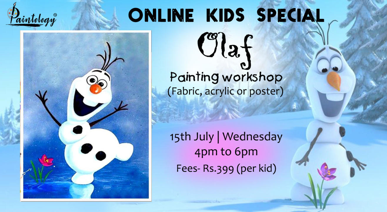  ‘Olaf’ Kids Finger Painting Workshop