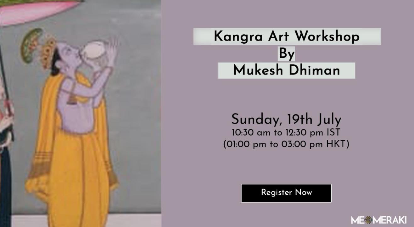 Kangra Painting Workshop With Mukesh Dhiman