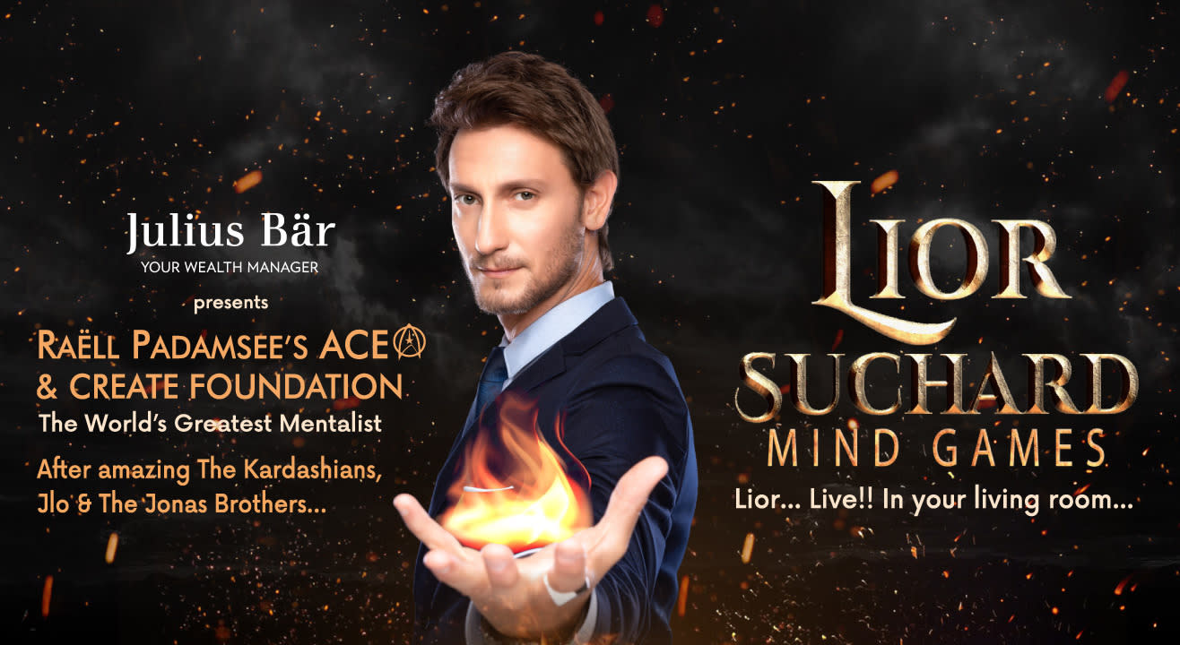 Raell Padamsee’s Ace Productions presents: Lior Suchard - Mind Games