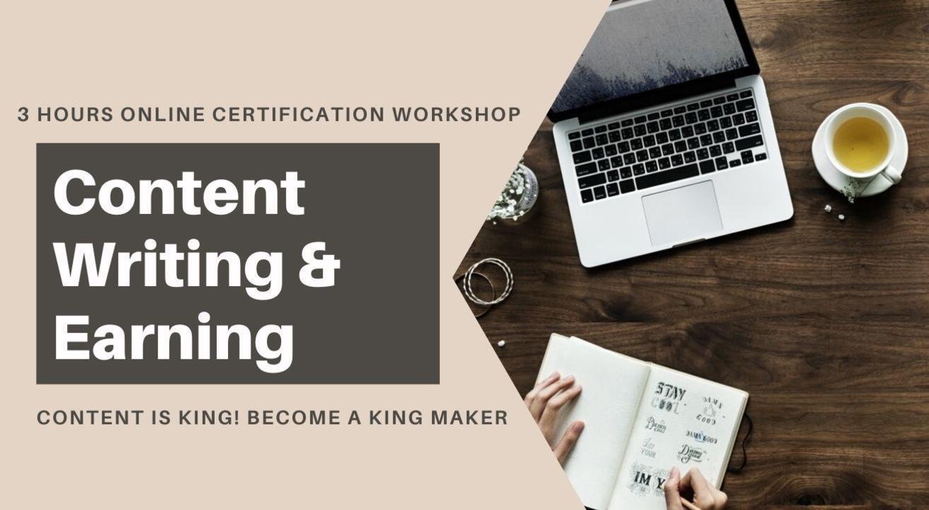 Content Writing & Earning Certification Online Workshop