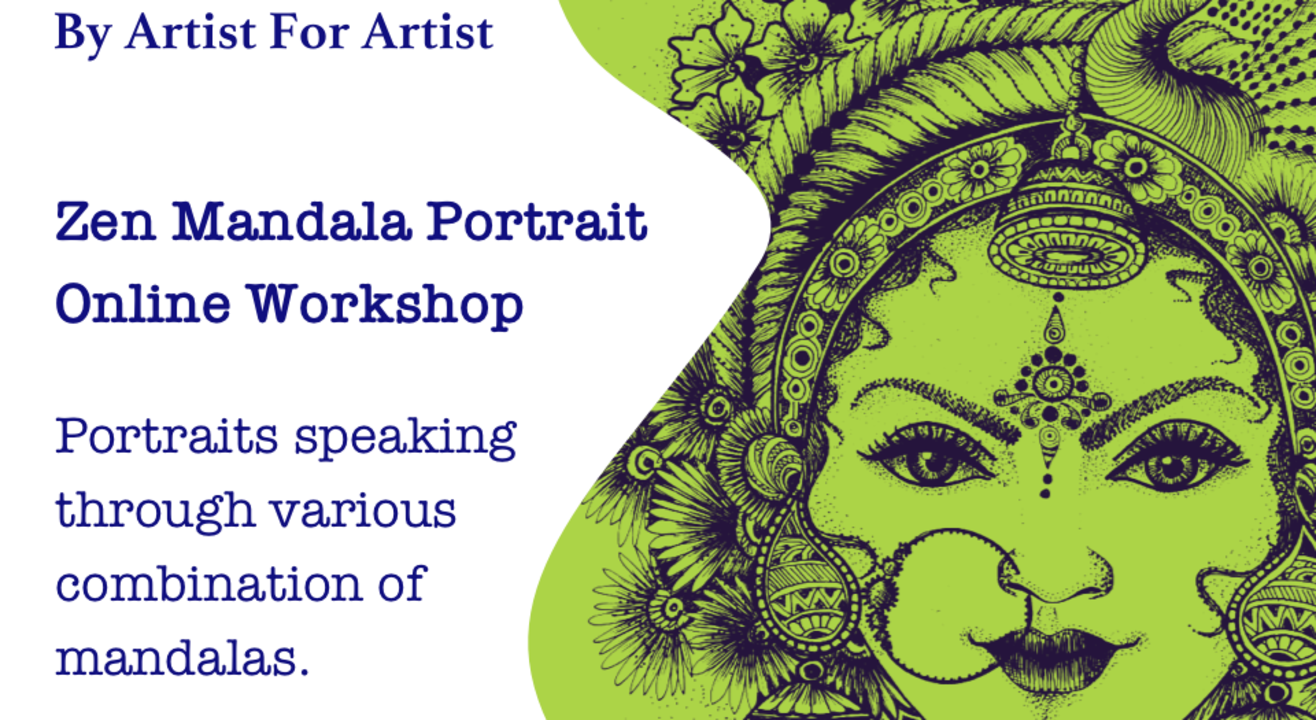 Zen Mandala Portrait Online Workshop with BAFA