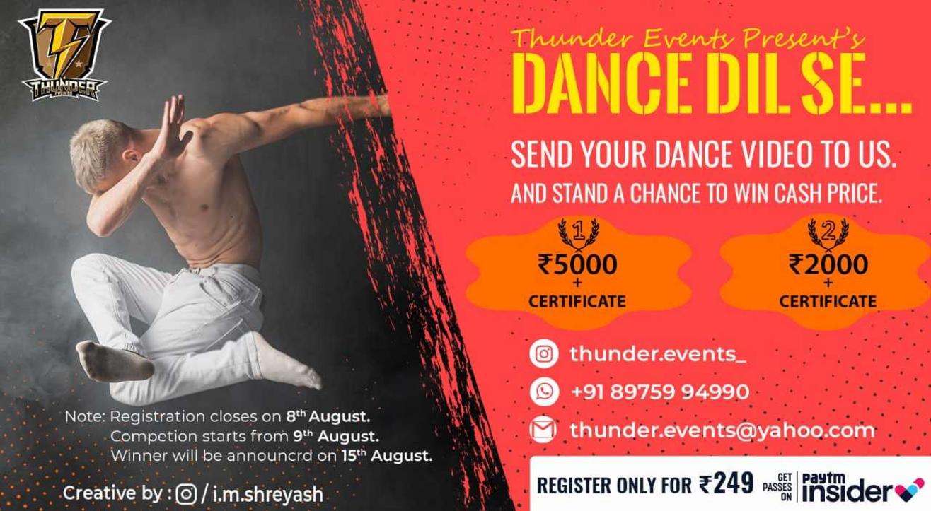 Dance Dil Se - Online Dance Competition