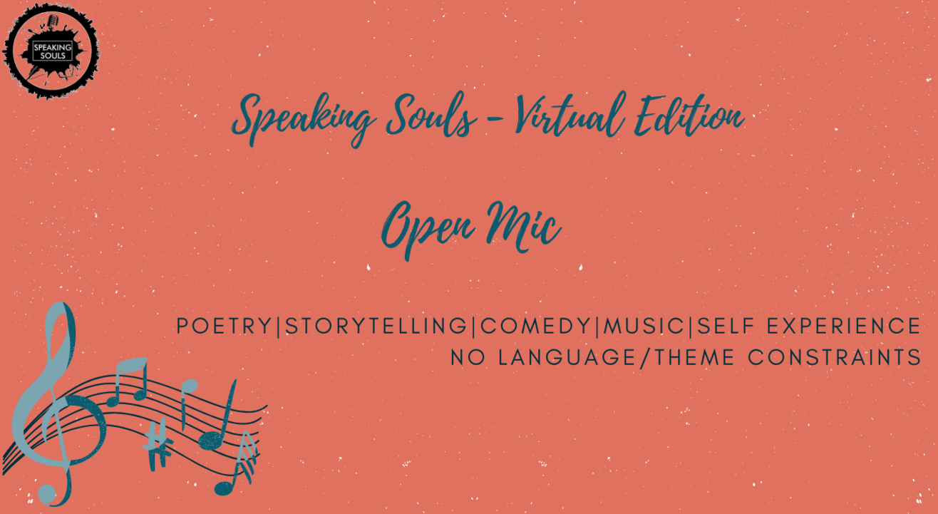 Speaking Souls : Virtual Open Mic