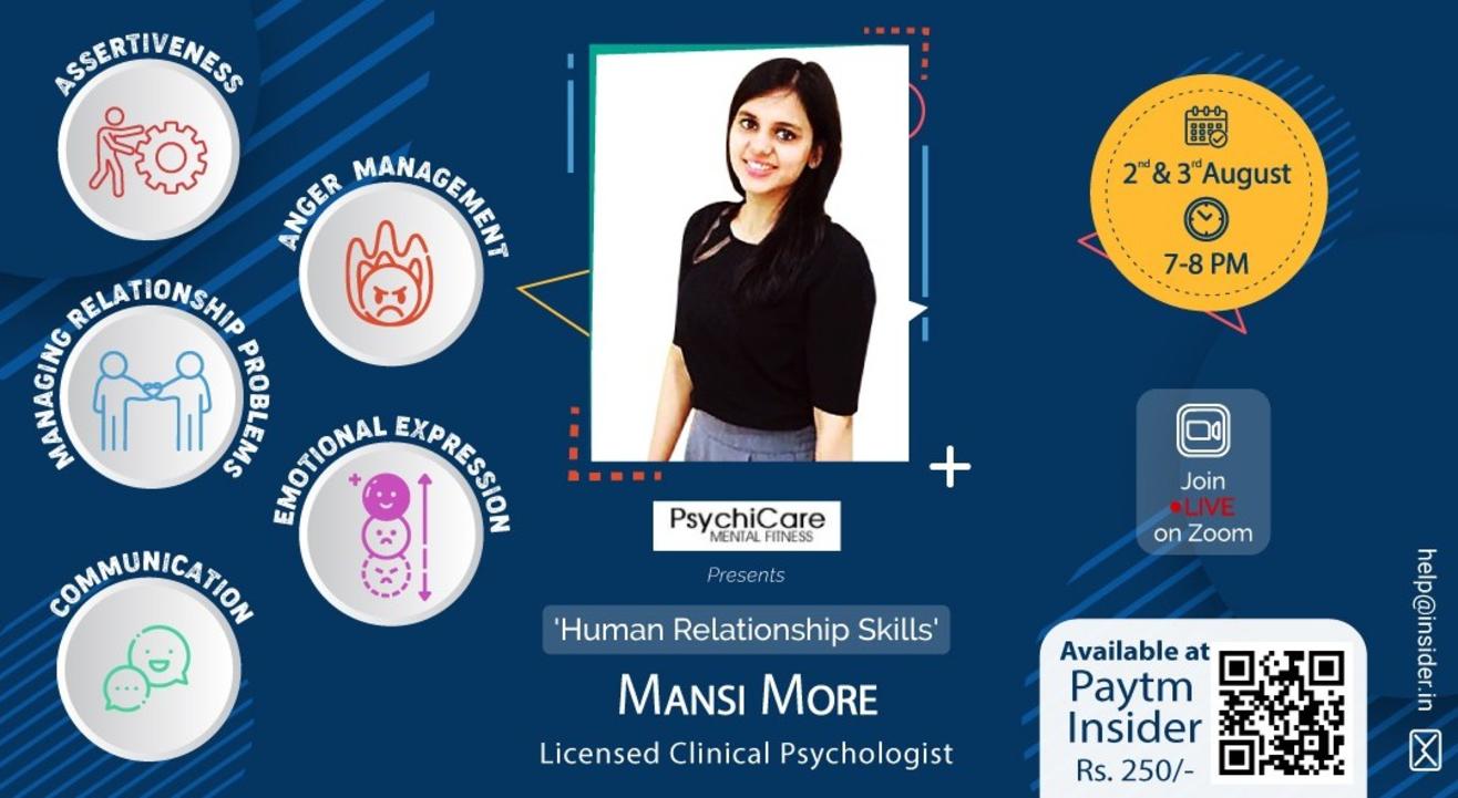 PsychiCare presents 'Human Relationship Skills'.