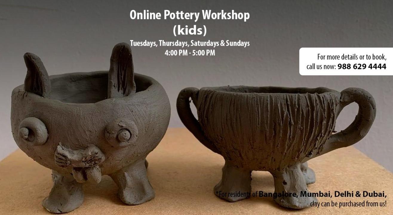 Online Pottery Workshop for Kids