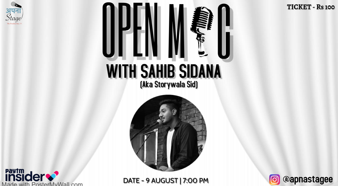 Open Mic With ( Sahib Sidana)