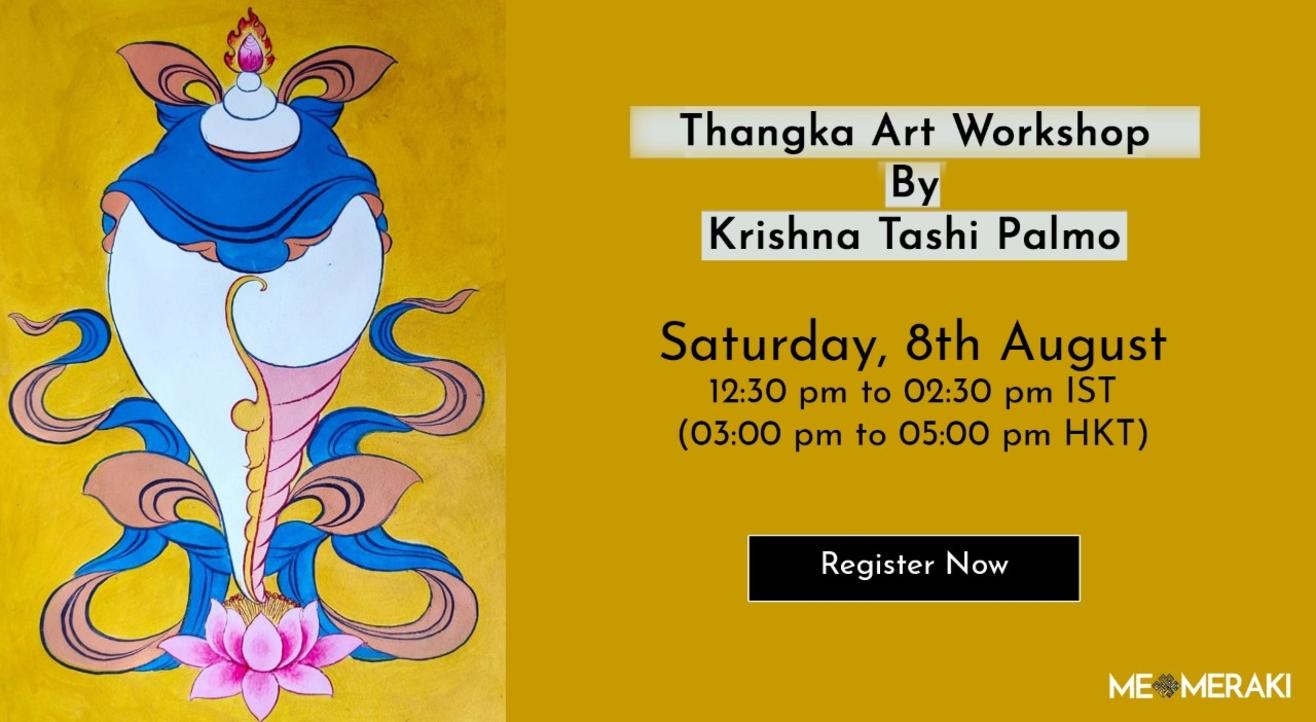 8TH AUGUST: ONLINE THANGKA ART WORKSHOP WITH KRISHNA TASHI PALMO