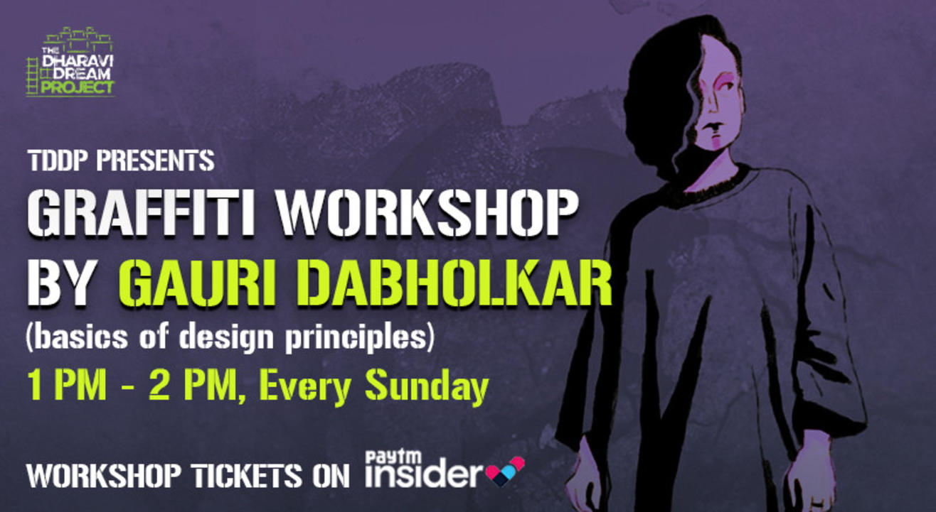 Basics of Design Principles(Graffiti) by Gauri Dabholkar at TDDP's Online AfterSchoolofHipHop