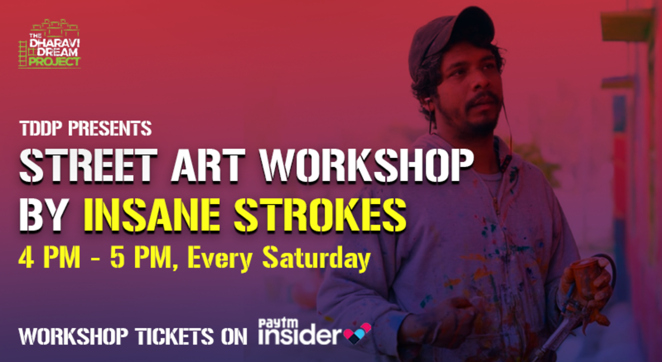 STREET ART workshop by INSANE STROKES at TDDP's Online AfterSchoolofHipHop!