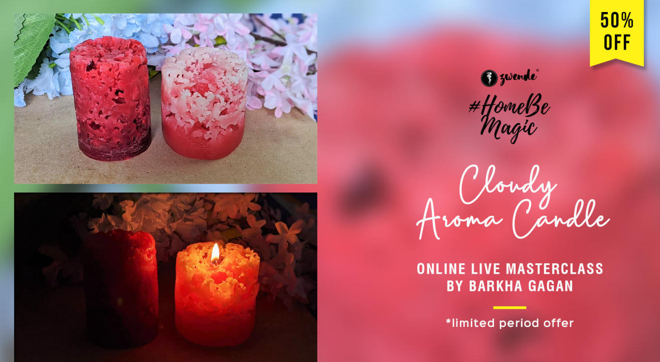 CLOUDY AROMA CANDLE ONLINE LIVE MASTERCLASS