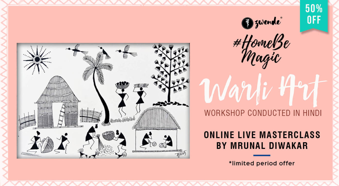 WARLI ART ONLINE LIVE MASTERCLASS (IN HINDI)