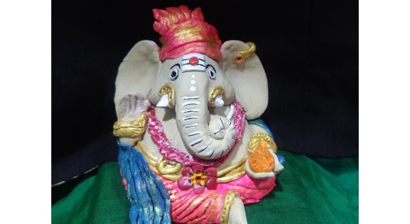 Eco Friendly Ganesha Making