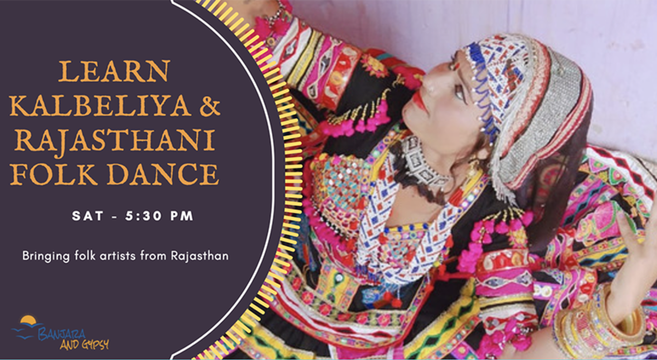 Kalbeliya Rajasthani folk dance workshop