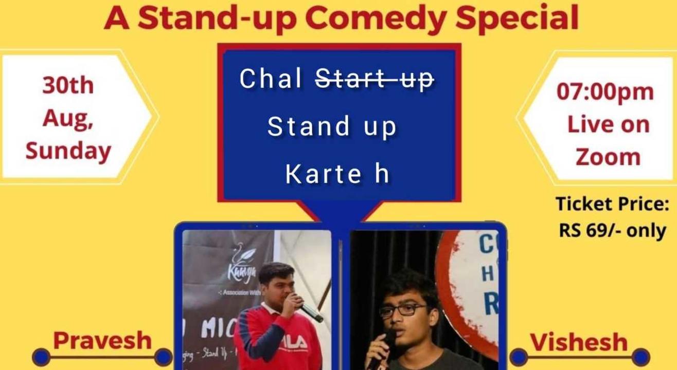 Chal stand up karte h I Trial show by Pravesh & Vishesh I Stand Up Comedy I Lafz Entertainments.