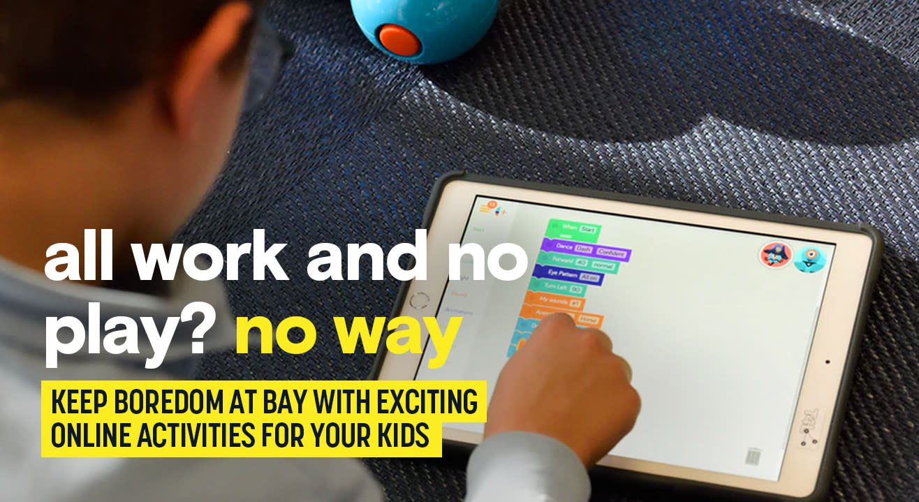 10x fun, no need to run. Online classes for kids are here.