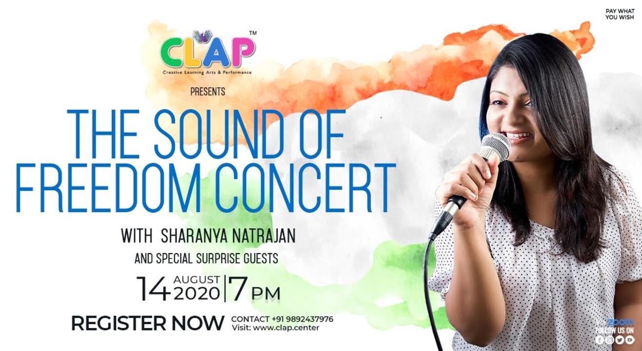 The Sound Of Freedom Concert- Sharanya Natrajan