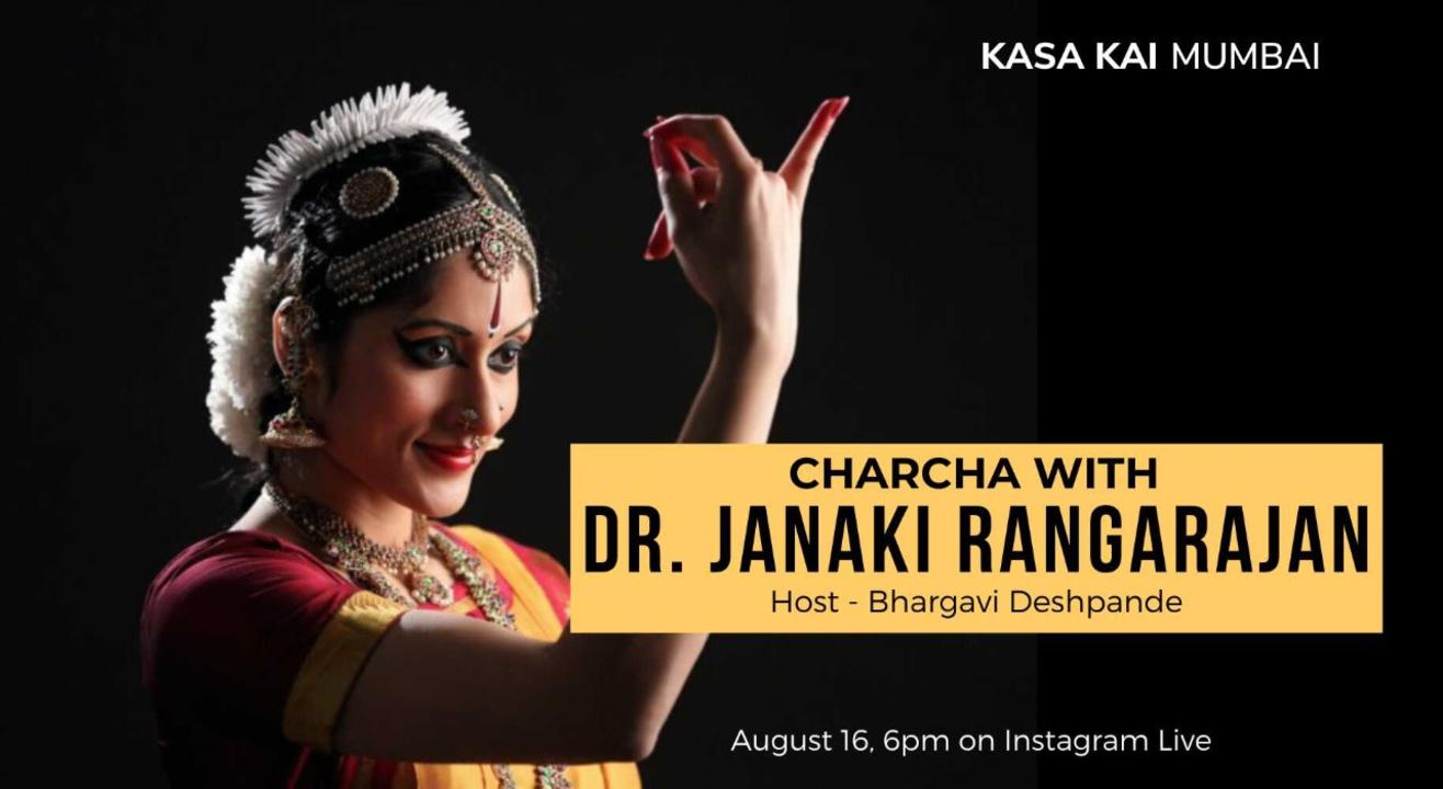 Charcha with - Dr. Janaki Rangrajan At Instagram Live