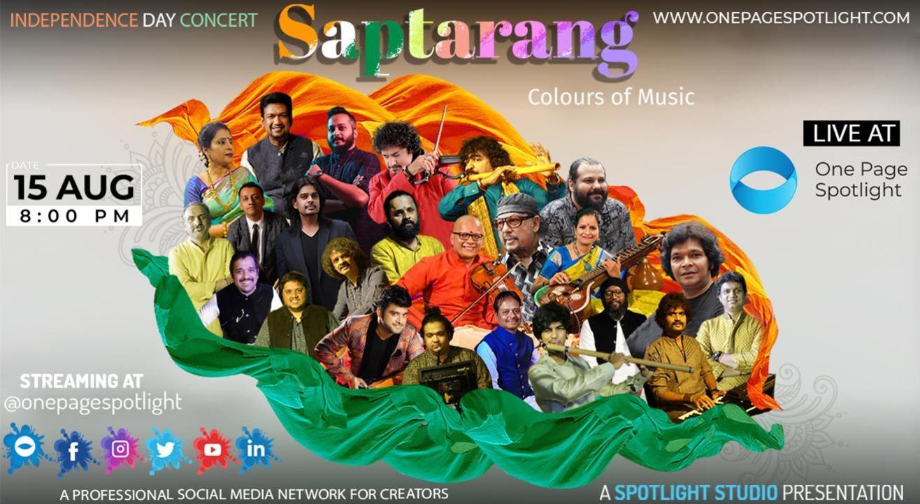 SAPTARANG : Independence Day Concert at One Page Spotlight  