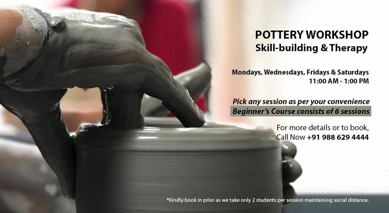 Pottery Workshop(s) for Skill-building and Therapy