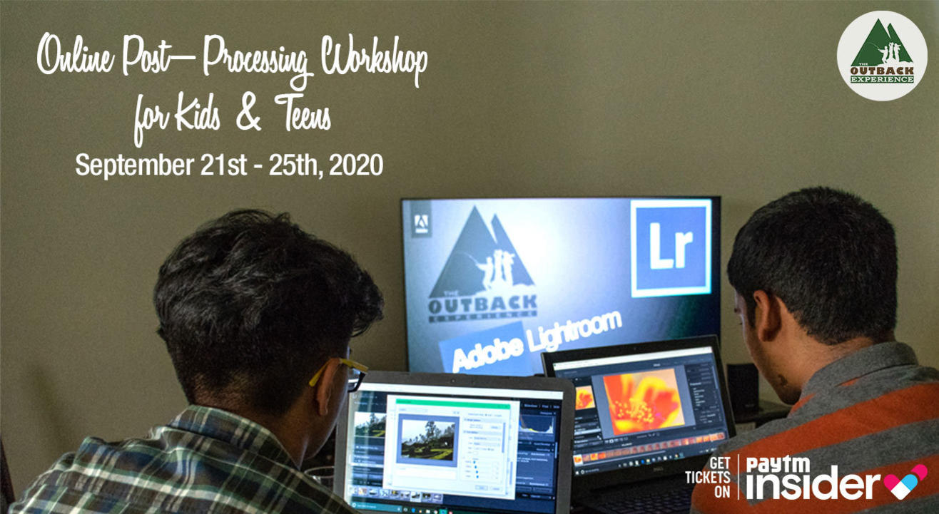 Online Post - Processing Workshop For Kids & Teens